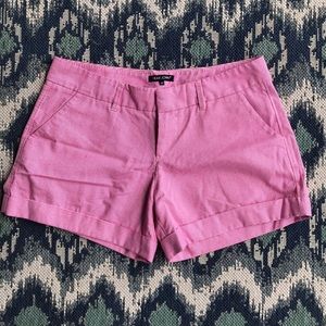 Dear John cuffed red & white shorts